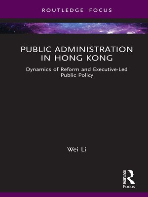 cover image of Public Administration in Hong Kong